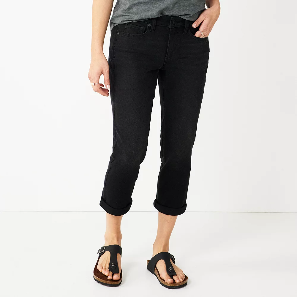 Women's Sonoma Goods For Life® Mid-Rise Capri Jeans 3 Women's Sonoma Goods For Life® Mid-Rise Capri Jeans - Image 3