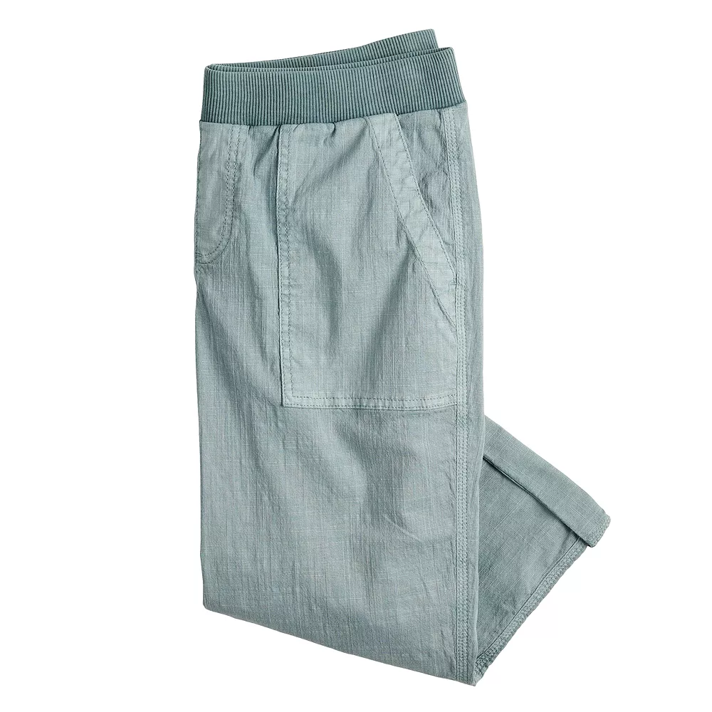 Petite Sonoma Goods For Life® Rib Waistband Utility Capri Pants 6 Petite Sonoma Goods For Life® Rib Waistband Utility Capri Pants - Image 6