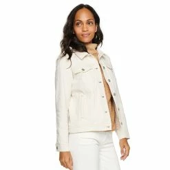 Petite Sonoma Goods For Life® Jean Jacket 7 Petite Sonoma Goods For Life® Jean Jacket -Sonoma Goods For Life Shop 5245182 Ecru