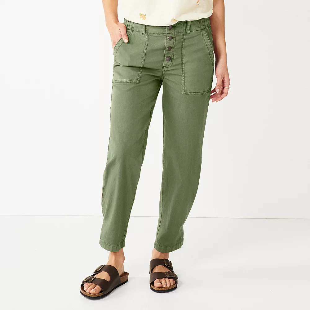 Women's Sonoma Goods For Life® Convertible Tapered-Leg High-Waisted Utility Pants 5 Women's Sonoma Goods For Life® Convertible Tapered-Leg High-Waisted Utility Pants - Image 5