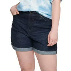Plus Size Sonoma Goods For Life® Premium High-Waist Denim Shorts -Sonoma Goods For Life Shop 5261004 San Luis