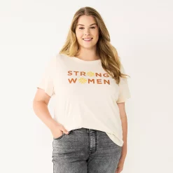 Women's Sonoma Goods For Life® Women's History Month Tee -Sonoma Goods For Life Shop 5280615 Strong Woman Cream