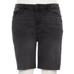 Plus Size Sonoma Goods For Life® High-Rise Bermuda Jean Shorts 5 Plus Size Sonoma Goods For Life® High-Rise Bermuda Jean Shorts -Sonoma Goods For Life Shop 5280851 Silva