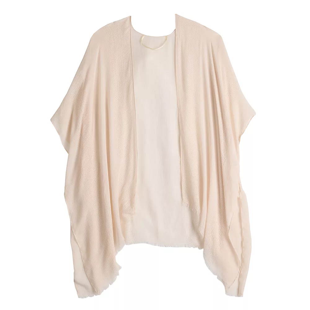 Women's Sonoma Goods For Life® Open Weave Ruana 9 Women's Sonoma Goods For Life® Open Weave Ruana - Image 9