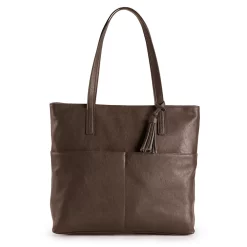 Sonoma Goods For Life® Large Pocket Tote Bag -Sonoma Goods For Life Shop 5323330 French Roast
