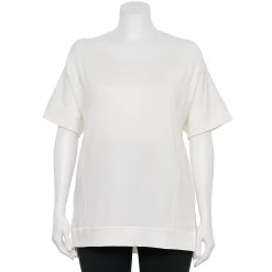 Plus Size Sonoma Goods For Life® Supersoft Short Sleeve Tunic 5 Plus Size Sonoma Goods For Life® Supersoft Short Sleeve Tunic -Sonoma Goods For Life Shop 5341517 Polar Beige