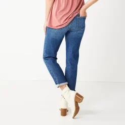 Maternity Sonoma Goods For Life® Over-the-Belly Girlfriend Crop Jeans -Sonoma Goods For Life Shop 5355750 ALT