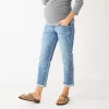 Maternity Sonoma Goods For Life® Over-the-Belly Girlfriend Crop Jeans