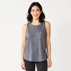 Women's Sonoma Goods For Life® High-Neck Tank -Sonoma Goods For Life Shop 5467284 Gray