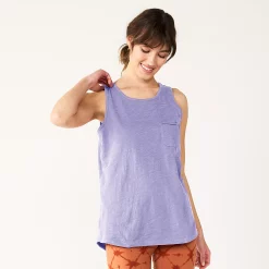 Women's Sonoma Goods For Life® High-Neck Tank -Sonoma Goods For Life Shop 5467284 Leland Purple