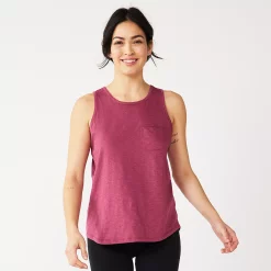 Women's Sonoma Goods For Life® High-Neck Tank -Sonoma Goods For Life Shop 5467284 Pink