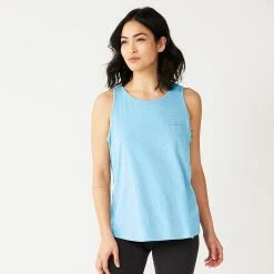 Women's Sonoma Goods For Life® High-Neck Tank -Sonoma Goods For Life Shop 5467284 Sky Blue