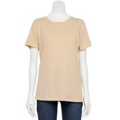Women's Sonoma Goods For Life® Crewneck Tee -Sonoma Goods For Life Shop 5484998 Beige
