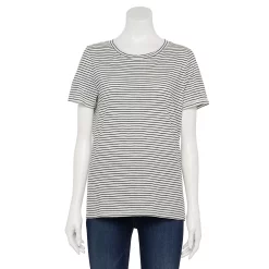 Women's Sonoma Goods For Life® Crewneck Tee -Sonoma Goods For Life Shop 5484998 Black Feeder