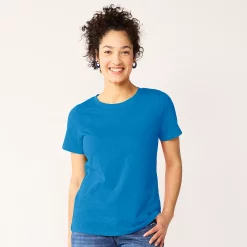 Women's Sonoma Goods For Life® Crewneck Tee -Sonoma Goods For Life Shop 5484998 Blue Teal