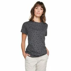 Women's Sonoma Goods For Life® Crewneck Tee -Sonoma Goods For Life Shop 5484998 Gray Simple Foral