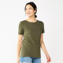 Women's Sonoma Goods For Life® Crewneck Tee -Sonoma Goods For Life Shop 5484998 Olive