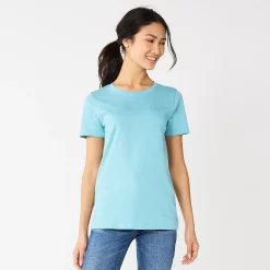 Women's Sonoma Goods For Life® Crewneck Tee -Sonoma Goods For Life Shop 5484998 Sky Blue