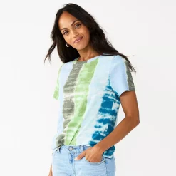 Women's Sonoma Goods For Life® Crewneck Tee -Sonoma Goods For Life Shop 5484998 Vertical Blue Dye