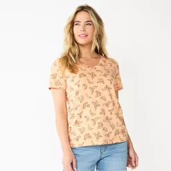 Women's Sonoma Goods For Life® Everyday V-Neck Tee 158 Women's Sonoma Goods For Life® Everyday V-Neck Tee -Sonoma Goods For Life Shop 5485729 Bananas