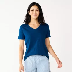 Women's Sonoma Goods For Life® Everyday V-Neck Tee 170 Women's Sonoma Goods For Life® Everyday V-Neck Tee -Sonoma Goods For Life Shop 5485729 Dark Blue
