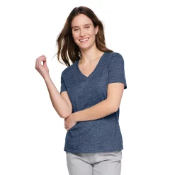 Women's Sonoma Goods For Life® Everyday V-Neck Tee 141 Women's Sonoma Goods For Life® Everyday V-Neck Tee -Sonoma Goods For Life Shop 5485729 Navy Texture