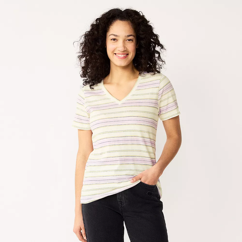 Women's Sonoma Goods For Life® Everyday V-Neck Tee 26 Women's Sonoma Goods For Life® Everyday V-Neck Tee - Image 26