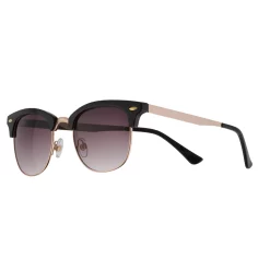 Women's Sonoma Goods For Life® 50mm Round Clubmaster Sunglasses