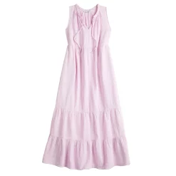 Women's Sonoma Goods For Life® x Lauren Lane Sleeveless Tiered Dress -Sonoma Goods For Life Shop 5489837 ALT5