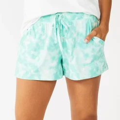Women's Sonoma Goods For Life® Pajama Shorts -Sonoma Goods For Life Shop 5490352 Aqua Sky