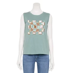 Women's Sonoma Goods For Life® Muscle Graphic Tank -Sonoma Goods For Life Shop 5504455 Blue Record