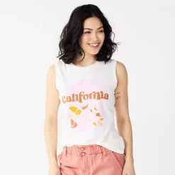 Women's Sonoma Goods For Life® Muscle Graphic Tank -Sonoma Goods For Life Shop 5504455 California