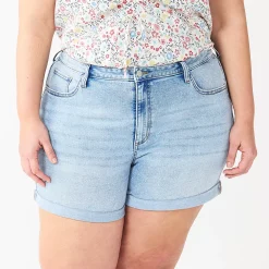 Plus Size Sonoma Goods For Life® Premium Mom Shorts -Sonoma Goods For Life Shop 5513061 Tannery