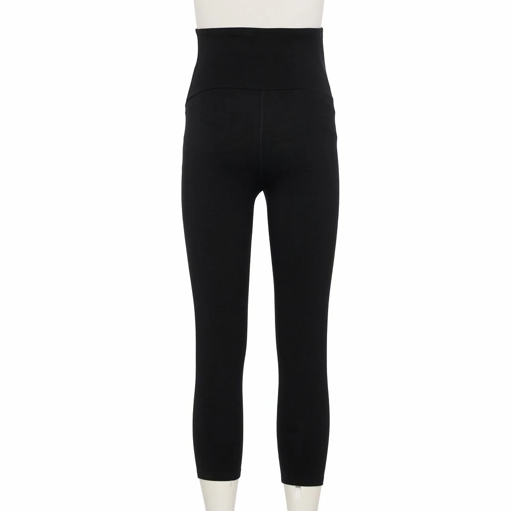Maternity Sonoma Goods For Life® Over-The-Belly Cropped Leggings 3 Maternity Sonoma Goods For Life® Over-The-Belly Cropped Leggings - Image 3