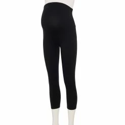 Maternity Sonoma Goods For Life® Over-The-Belly Cropped Leggings 4 Maternity Sonoma Goods For Life® Over-The-Belly Cropped Leggings -Sonoma Goods For Life Shop 5519721 Black