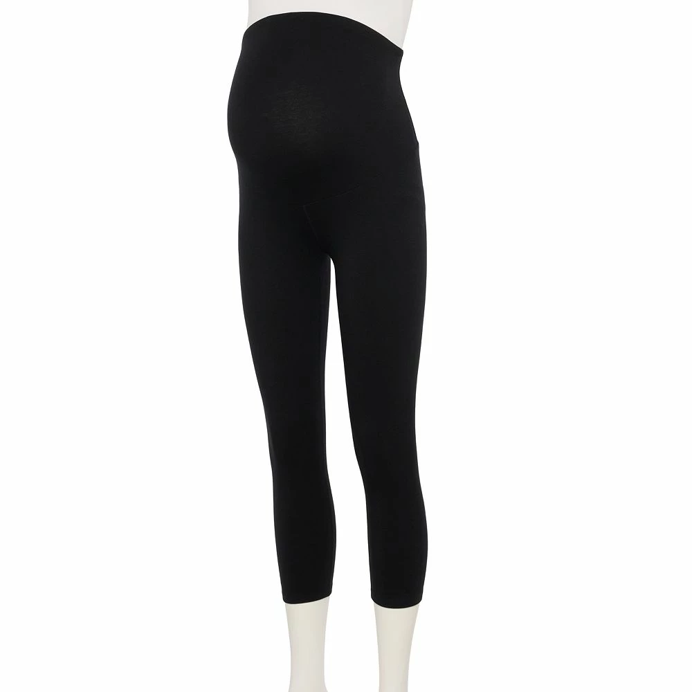 Maternity Sonoma Goods For Life® Over-The-Belly Cropped Leggings 2 Maternity Sonoma Goods For Life® Over-The-Belly Cropped Leggings - Image 2