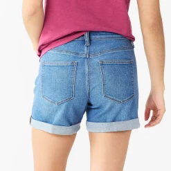 Women's Sonoma Goods For Life® High-Rise Curvy 5" Denim Shorts -Sonoma Goods For Life Shop 5522148 ALT