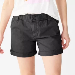 Women's Sonoma Goods For Life® Paperbag waist Denim Shorts -Sonoma Goods For Life Shop 5523356 Maffei