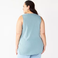 Plus Size Sonoma Goods For Life® Graphic Muscle Tank -Sonoma Goods For Life Shop 5529302 ALT