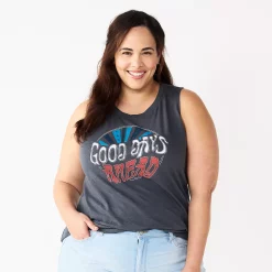 Plus Size Sonoma Goods For Life® Graphic Muscle Tank -Sonoma Goods For Life Shop 5529302 Good Days Gray