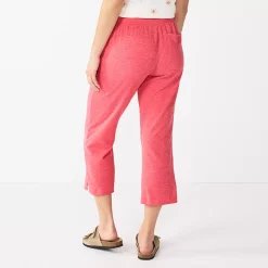 Women's Sonoma Goods For Life® Cropped Lightweight Lounge Pants -Sonoma Goods For Life Shop 5545996 ALT
