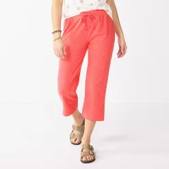 Women's Sonoma Goods For LifeĀ® Cropped Lightweight Lounge Pants