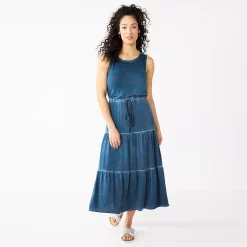 Women's Sonoma Goods For LifeĀ® Tiered Maxi Tank Dress
