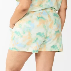 Plus Size Sonoma Goods For Life® Drawstring Fleece Shorts -Sonoma Goods For Life Shop 5549511 ALT