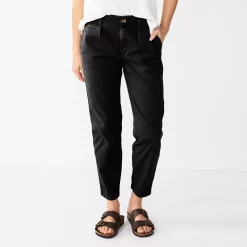 Women's Sonoma Goods For Life® High-Rise Utility Capris 12 Women's Sonoma Goods For Life® High-Rise Utility Capris -Sonoma Goods For Life Shop 5550937 Pitch Black