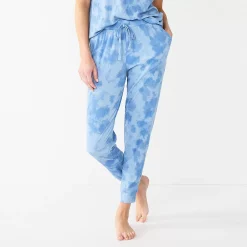 Women's Sonoma Goods For Life® Essential Banded Bottom Pajama Pants 9 Women's Sonoma Goods For Life® Essential Banded Bottom Pajama Pants -Sonoma Goods For Life Shop 5553611 Blue Dye