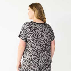 Plus Size Sonoma Goods For Life® Essential Short Sleeve Pajama Top 9 Plus Size Sonoma Goods For Life® Essential Short Sleeve Pajama Top -Sonoma Goods For Life Shop 5553637 ALT
