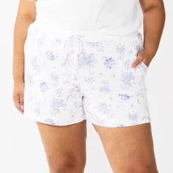 Plus Size Sonoma Goods For LifeĀ® Essential Pajama Shorts