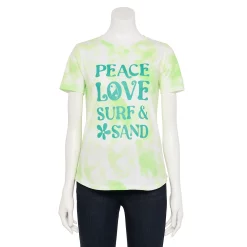 Women's Sonoma Goods For Life® Summer Graphic Tees -Sonoma Goods For Life Shop 5558324 Tie Dye Peace Love