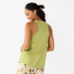 Women's Sonoma Goods For Life® Essential Pajama Tank Top 8 Women's Sonoma Goods For Life® Essential Pajama Tank Top -Sonoma Goods For Life Shop 5558709 ALT